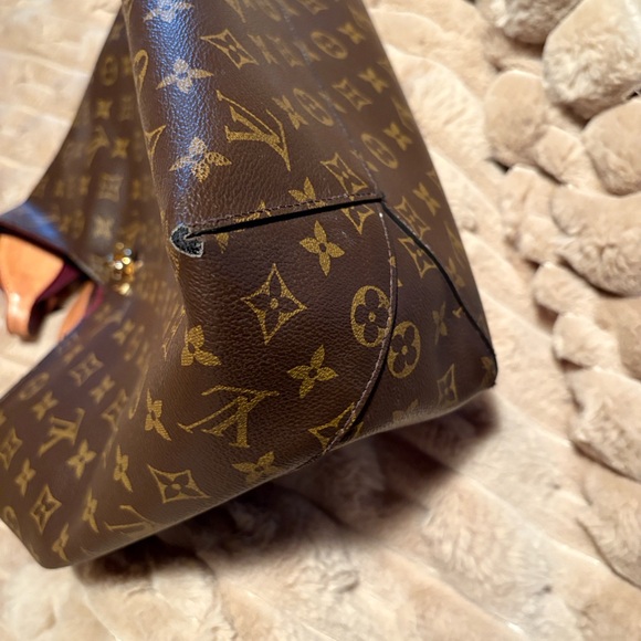 Louis Vuitton Brown Monogram Shoulder Bag - Picture 6 of 7